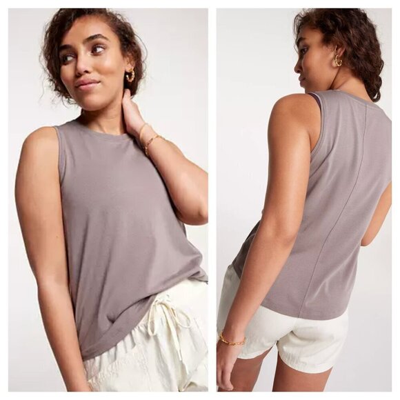 Calia by Carrie Underwood Everyday Tank Top Cotton Blend Gray Size S - Picture 1 of 6